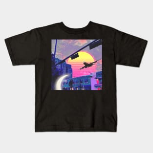 v a p o r w a v e  l a n d i n g Kids T-Shirt